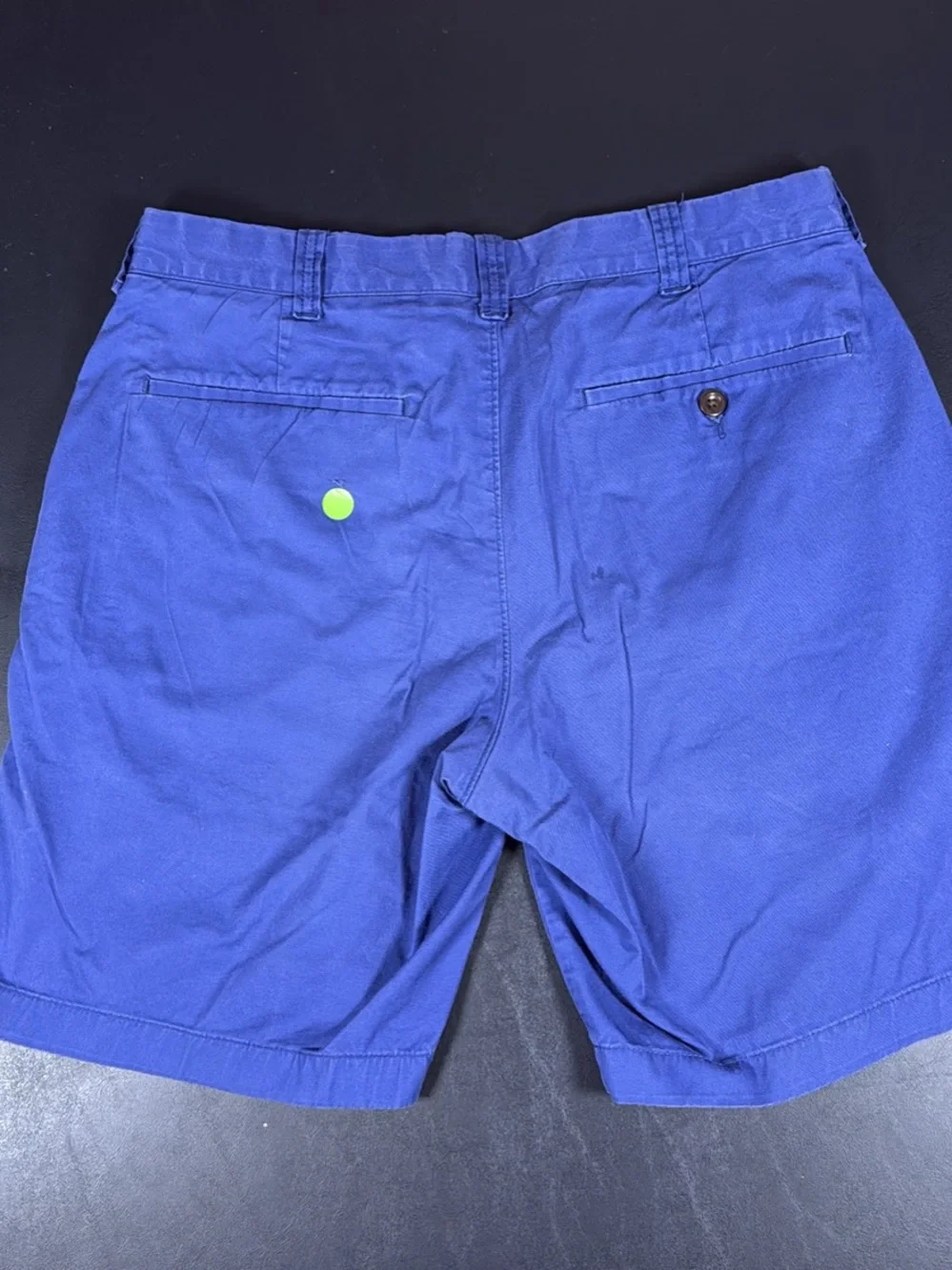 J. Crew Royal Blue Flat-Front Chino Shorts